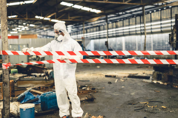 Professional Biohazard technician working in Quinton, NJ